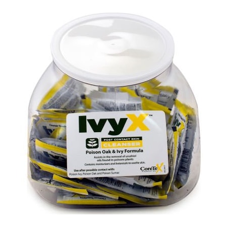 Coretex Products CoreTex Ivy X Post-Contact Cleanser, Posion Oak & Ivy Lotion, Fish Bowl, 50 Packets 84642